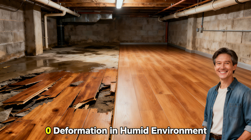 Why Is Waterproof LVT Easier to Maintain Than Tile in Moist Areas? (For Families & Restaurants）